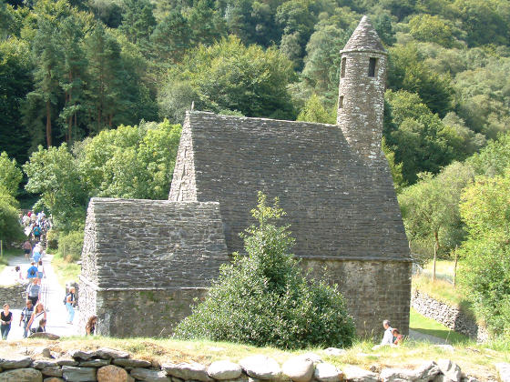 An ancient small stone Celtic church